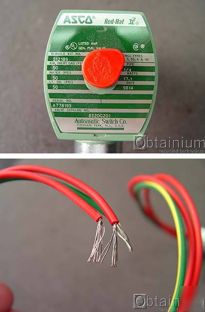 Asco red-hat 8320G201 valve 1/4 3WAY prfx ft gs r t