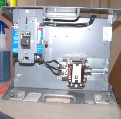 Cutler hammer size 2 motor contactor bucket 50A breaker