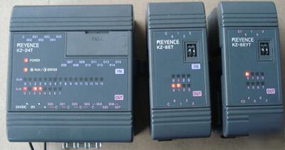 Keyence plc kv-24T 24VDC & i/o expansion kz-8ET& KZ8EYT