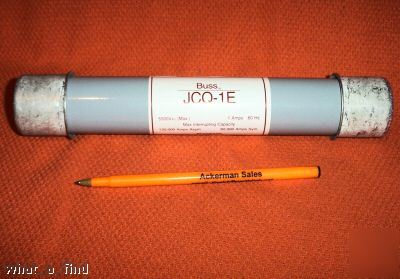 New buss jcq-1E 1 amp 5500 vac fuse warranty 