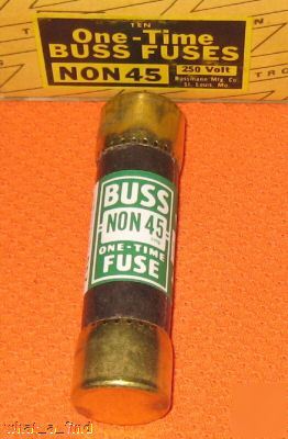 New buss non-45 fuse NON45 45 amp 250 v bussmann nnb