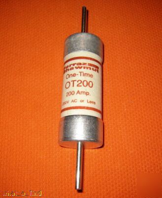 New ferraz shawmut OT200 fuse ot-200 200 amp 250 volt