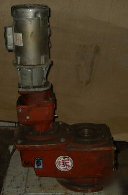 Nord gear reduction w/ .25HP baldor motor