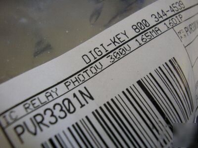 Optoelectronic power ic relay photov 300V 165MA 16DIP