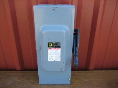 Square d H323N safety switch 100 amp disconnect 100A