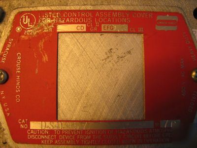  crouse hinds explosion proof conduit DSD957 1