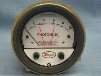 Dwyer photohelic press gage series 3000 3010 3T455