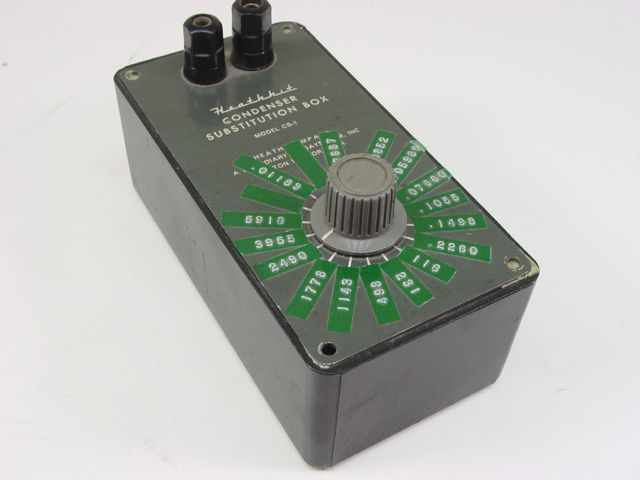 Heathkit cs-1 condenser substitution box