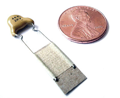 High voltage ceramic disc capacitor ~ 68PF 3000V (25)