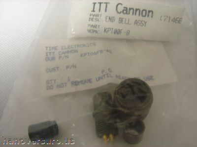 KPT06F8-4S lot of 6 itt cannon mil spec circ. conn.