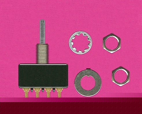 Lot (12) unusual jbt 4PDT toggle switch on-on-(on)
