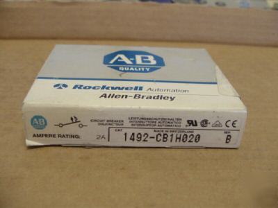 New allen bradley 1492-CB1H020 b circuit breaker 1 pole 