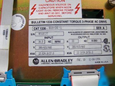 New allen bradley ac drive 1336-B020-eae-S1 20HP