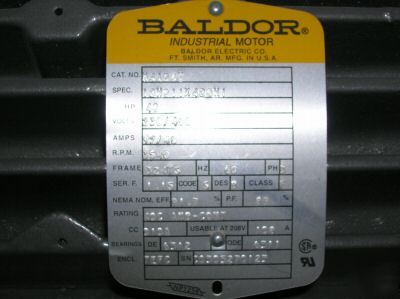 New baldor industrial motor 40HP M4109T