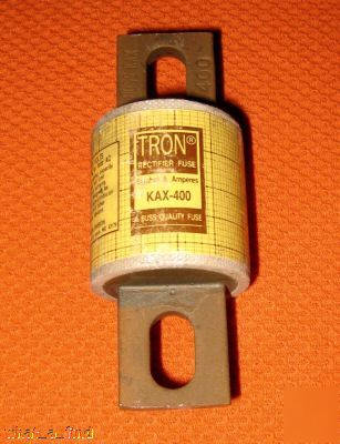 New buss tron kax 400 rectifier fuse KAX400 nos