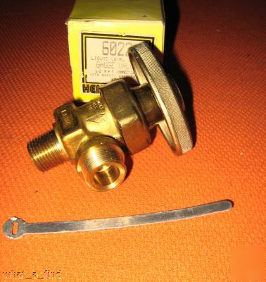 New henry valve 6022 liquid level gauge safety ball 1/2