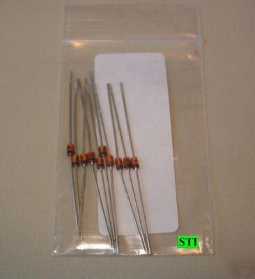 Zener diode - BZX55C4V7- 4.7V- 1/2 watt - qty 10 