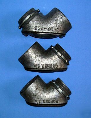 1-1/4-inch male/female 90-deg. conduit corner adapters