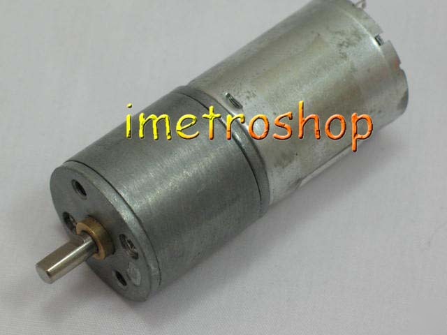 6V 120RPM torque gear box dc motor for school lab
