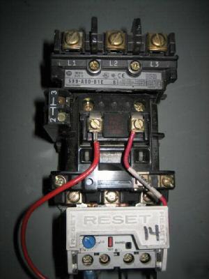 Allen-bradley size 0 509-aod-B1E motor starter A0D 18A