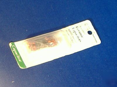 Assorted ceramic capacitors 1 to 470PF (pkg of 80)