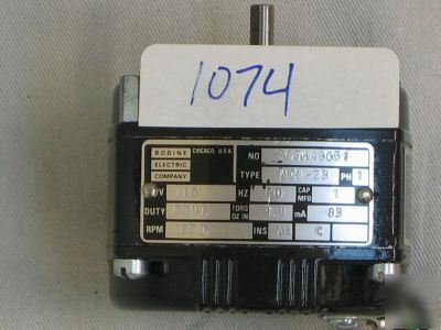 Bodine ac induction motor kci-23 0707