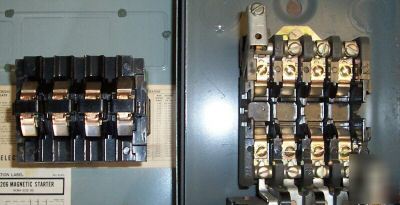 General electric CR206 size 00 enclosed starter