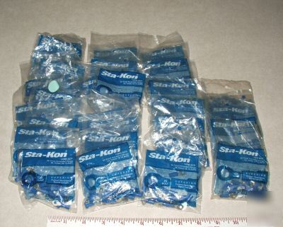 New 560 t&b 14RB-6CP & 14RB-8CP stakon ring terminals 