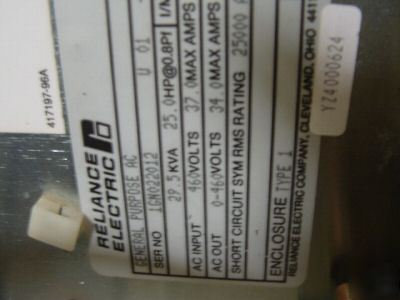 New reliance 25HP 460V GP2000 ac drive - free shipping