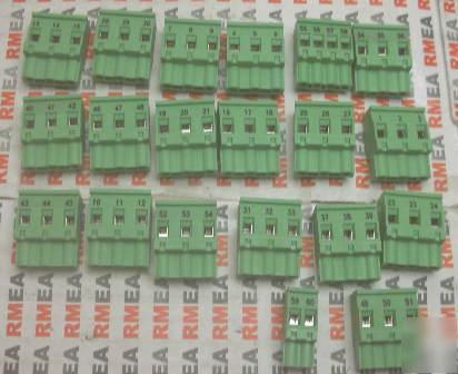 Phoenix contact connector terminal plug 3 wire 