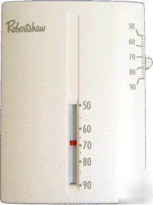 Robertshaw 9204V mechanical heat only thermostat, verti