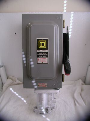 Square d safety switch rainproof 60 amp HU362AW 600 v
