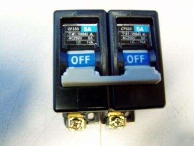 Fuji electric 2P circuit breaker 5A CP32D