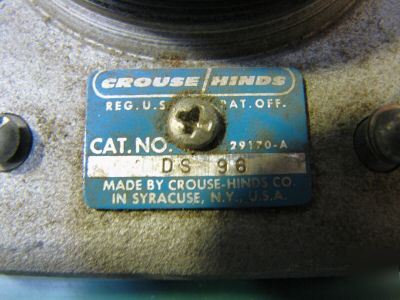 Crouse hinds 120 volt plug explosion proof 73EC