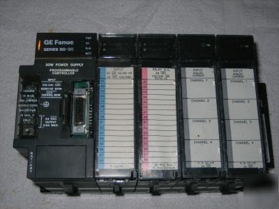 Ge fanuc 90-30 programmable controller with modules