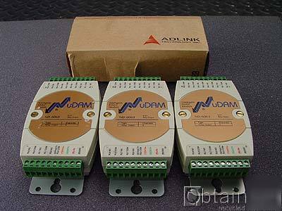 Lot of 4 nudam nd-6063 8 channel relay output module