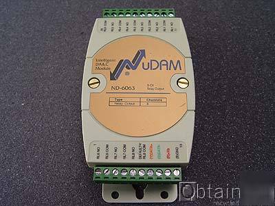 Lot of 4 nudam nd-6063 8 channel relay output module