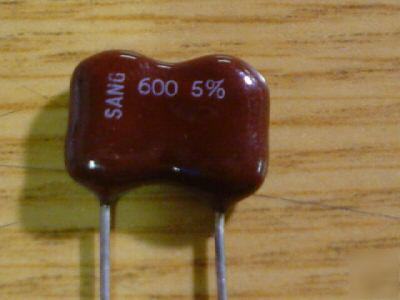 New 10PCS 500V 600PF dipped silver mica capacitors 