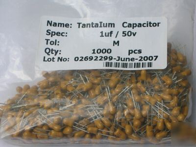 PKG20, 1UF 50V tantalum capacitor for ts-9 ts-808 mod