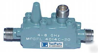 07-02736 narda directional coupler 20 db sma 4-8 ghz rf
