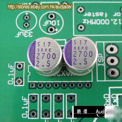 30PCS 2700UF 2.5V sanyo sepc conductive polymer cap.