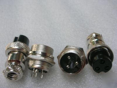 50, 3 pin male & female panel chassis connector kit,98