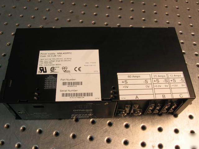 G37055 omega 400PFC coutant lambda power supply
