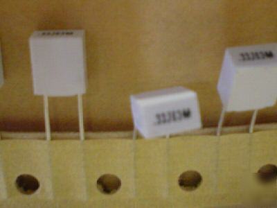New 1400PCS 63V .33UF mallory box mylar capacitors 