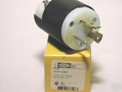 New hubbell HBL2311 nema L5-20P plug 2311 