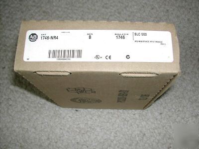 New in box allen bradley 1746-NR4/b module