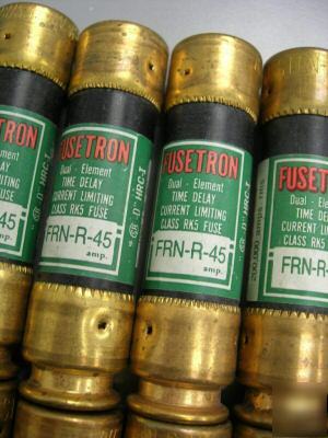 New lot of 14 bussman fuses fusetron frn-r-45 250V
