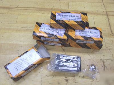New thk bearing blocks p/n GSR20~ ~