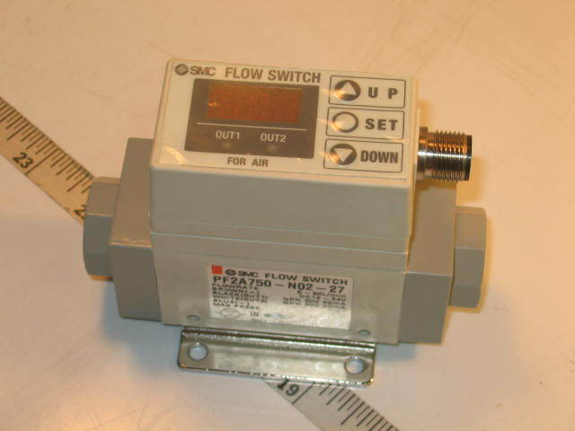 Smc pneumatic air flow switch PFA710-02-27 combo unit