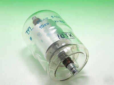 Vacuum russian capacitor 25PF / 15KV nos